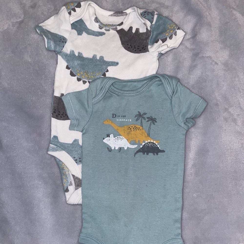 Carters Dinosaur onesie and matching pants